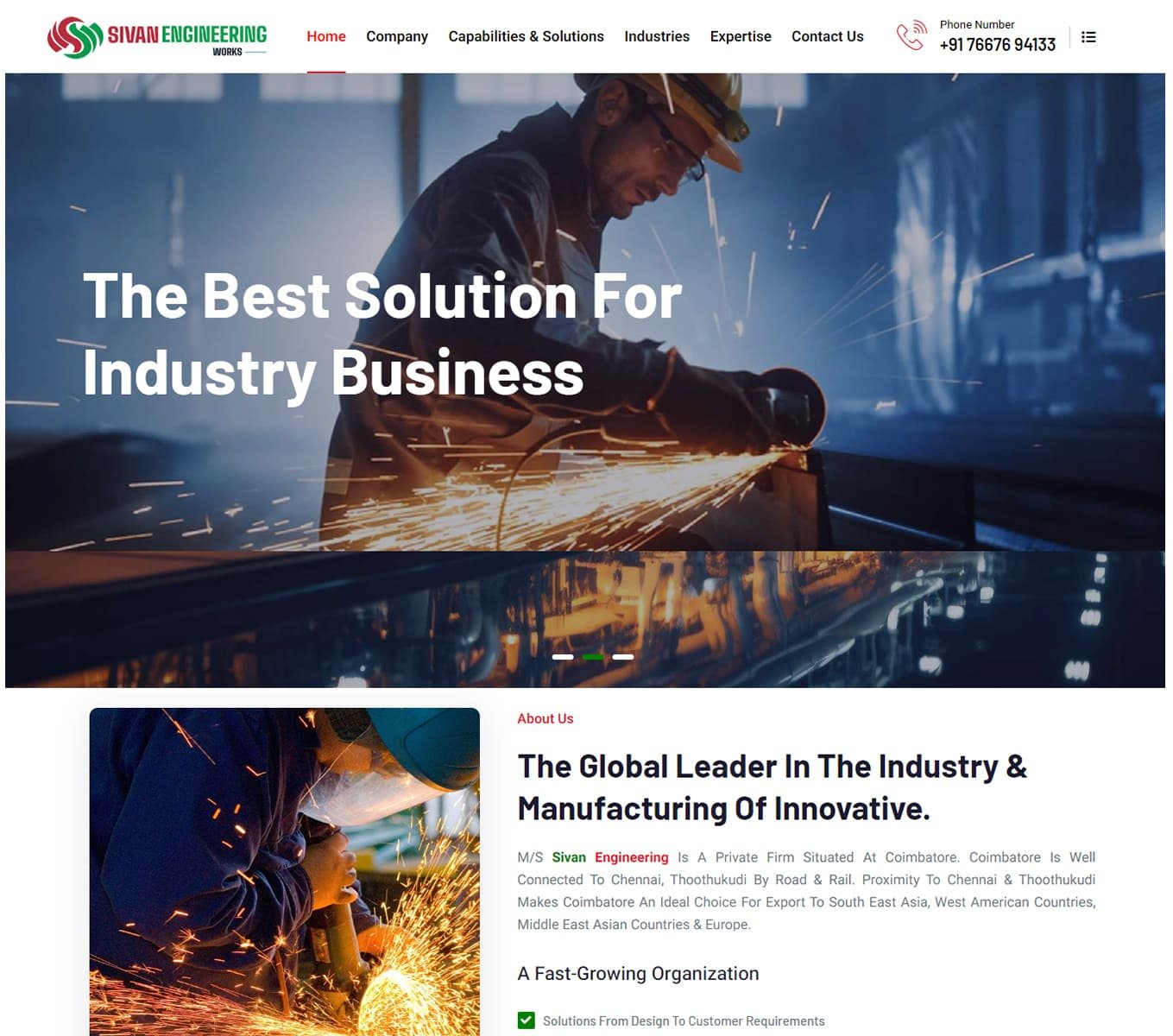 Industry-website-optimization